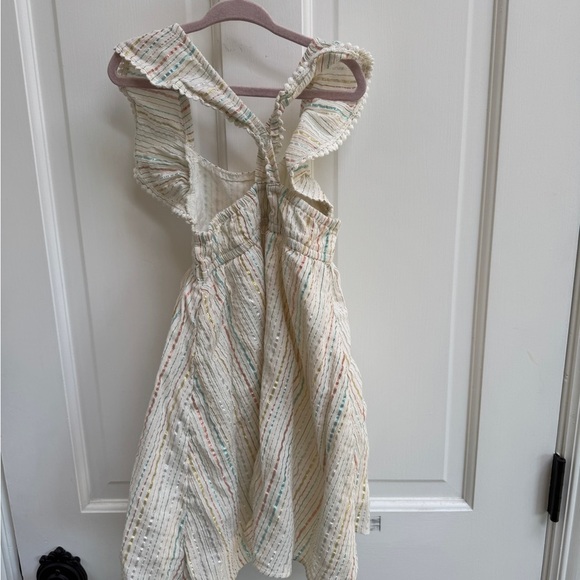 Old Navy 3T Girls Multicolor Stripe Flutter Short Sleeve Dress - Picture 5 of 5